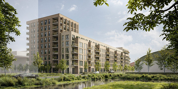 Next important step for housing construction De Foyer in Hoofddorp City Center