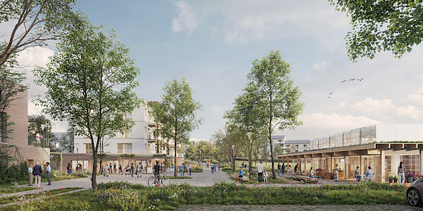 The Equilis, BPI and Woodshapers consortium wins the Bellevue competition in the City of Namur with its project “Le Grenier de Bellevue”
